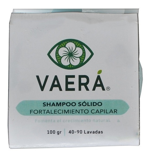  Shampoo Sólido Fortalecimiento Capilar, 100 G, Biodegradable