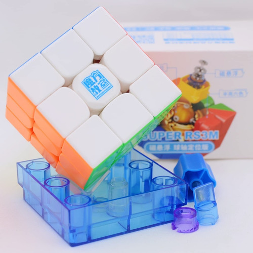 Imagen 4 de 10 de Cubo De Rubik 3x3 Magnético Moyu Super Rs3m Ball Core Maglev