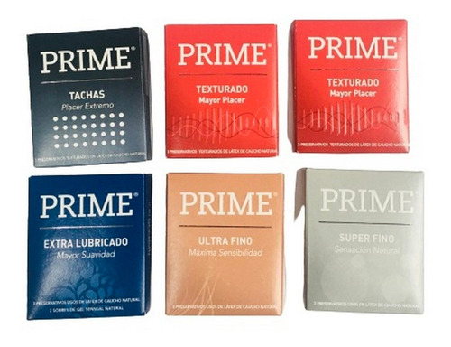 Imagen 2 de 5 de Preservativo Prime Cajita X 3 Unidades Ar1 Prim Ellobo