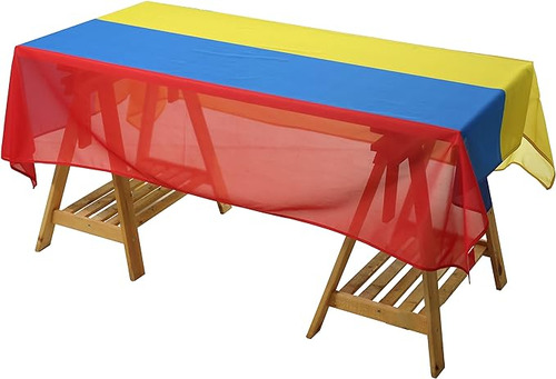 Mantel Rectangular Con Bandera Colombiana Columbia Resistent