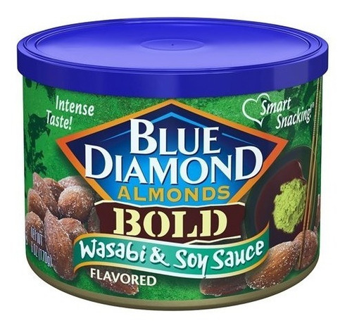 Blue Diamond Wasabi & Soy Sauce  170grs