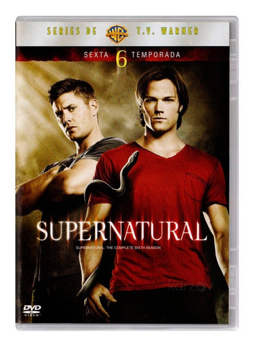 Supernatural Sexta Temporada 6 Seis Dvd