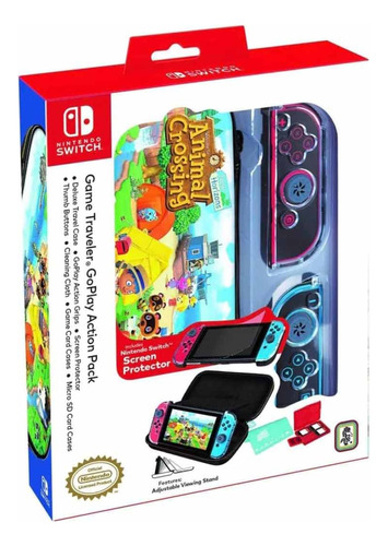 Estuche Game Traveler Goplay Action Pack Animal Crossing