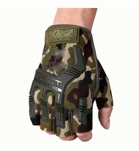 Guantes Tácticos Nudillos Almohadillas Militar Medio Dedo