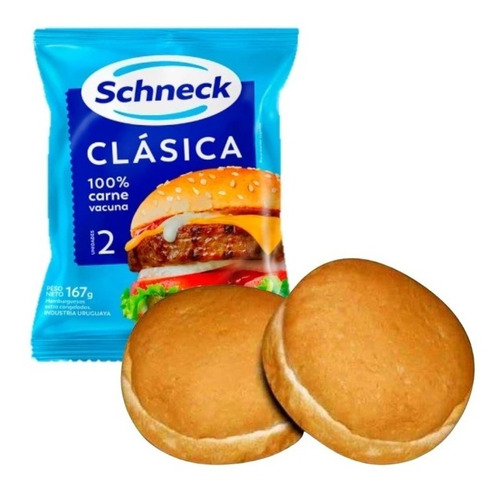 Hamburguesa Schneck X40 Un + 40 Panes Tortuga Pangiorno