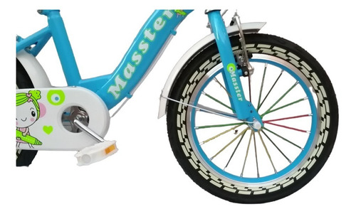 Imagen 3 de 6 de Bicicleta Para Niñas Aro 16 Bmx Campera