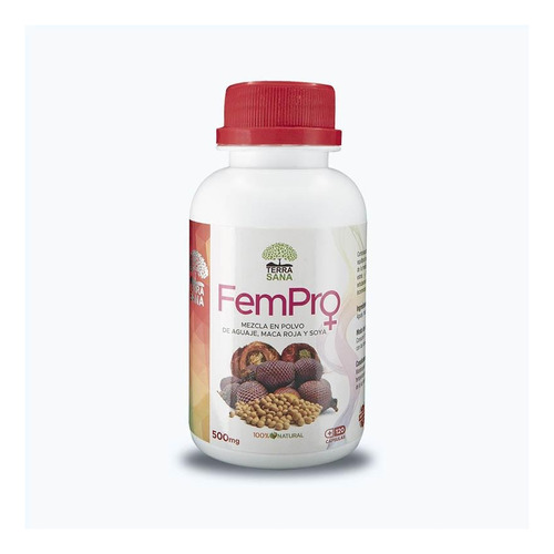 Fempro 500mg Terra Sana 100% Natural Alta Calidad 100 Caps