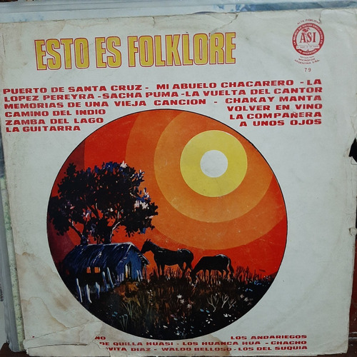 Vinilo Esto Es Folklore Suquia Santa Cruz Andariegos Zzz F3