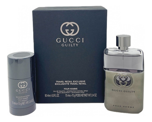 Gucci Guilty Set De 2 Pz Para Hombre