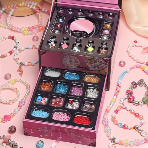 Set De Fabricación De Pulseras Para Niñas, Conjunto De Joyas