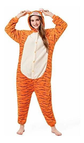 Halloween Tiger Onesie Disfraz Unisex Animales Adultos ...