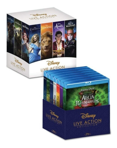 Paquete Boxset Disney 7 Películas Live Action Bluray 