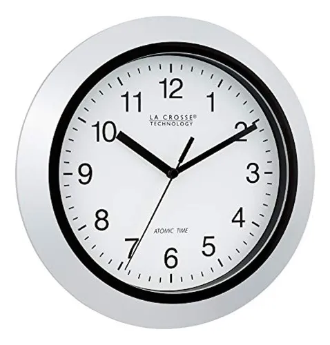 Reloj De Pared Analógico Atómico La Crosse Technology, 10 ,