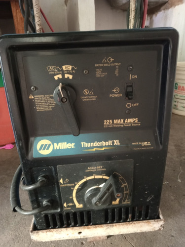 Maquina De Soldar Miller Thunderbolt Xl 225 Max Amps