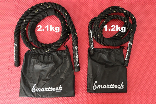 Imagen 6 de 7 de Cuerda Crossfit Pesada Saltar Brincar Battle Rope Peso 1.2kg