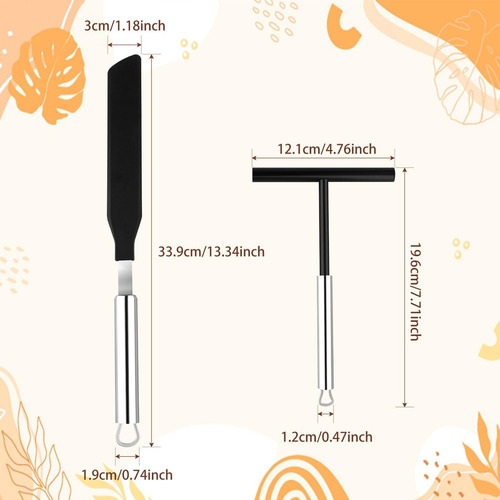 2 Piezas Esparcidor Crepé Utensilio Esparcidor Herramienta