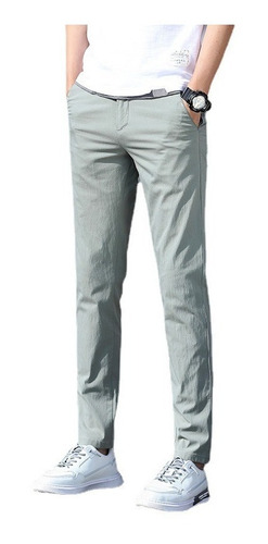 Pantalones De Vestir Hombre Sencillo, Elegante,cómodo