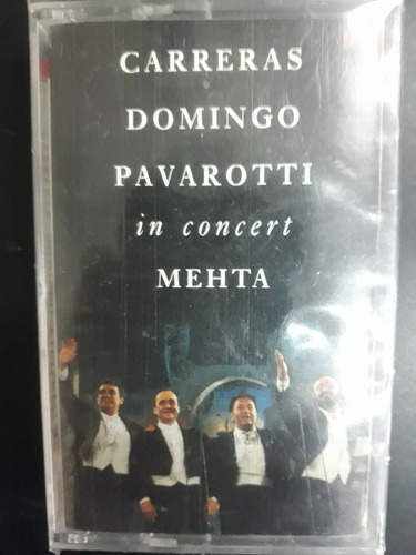 Carreras Domingo Pavarotti In Concert Mehta Cass. Usa