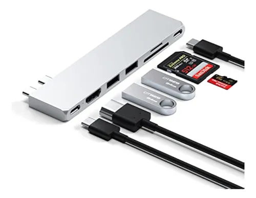 Satechi Adaptador Multipuerto Usb C Hub Pro Slim,