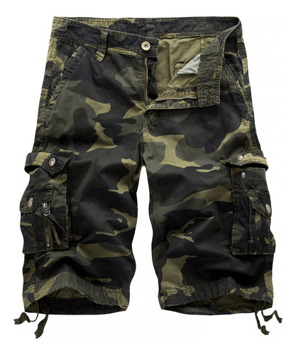 Pantalones Cortos De Camuflaje De Talla Grande Para Hombre