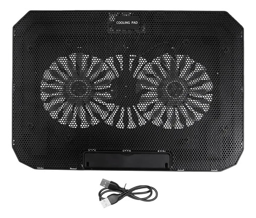 Base Refrigerada Para Notebook Com 2 Coolers Led, Ajustável