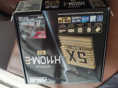 Kit Motherboard Asus H110m-e M2 Con Procesador Intel Negro (Usado)