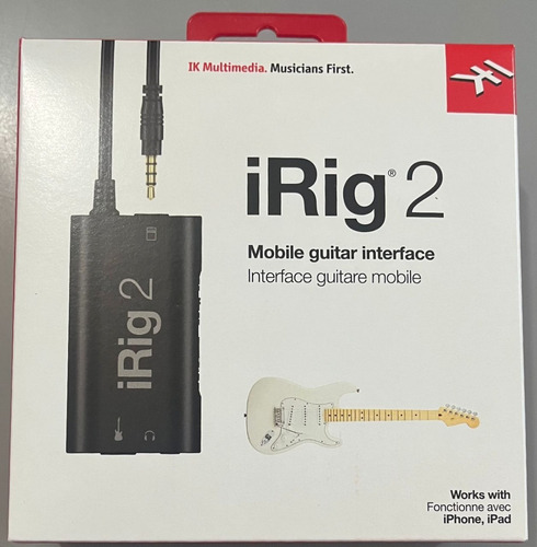 Irig Interfaz Adaptador De Guitarra Para Teléfonos Y Tablets