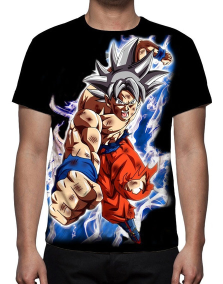 Camisa, Goku Ultra Instinto Dominado 01 - Estampa Total | Parcelamento sem  juros