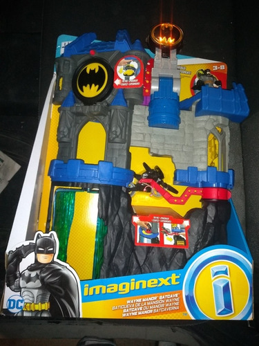 Imaginext Dc Super Hero Batman Wayne Manor Batcave 