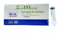 Comprar Jeringa 60ml Caja Con 50 Piezas Sin Aguja