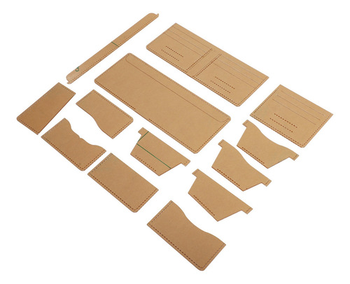 Plantilla De Piel Acrílica, 13 Unidades, Cartera Transparent