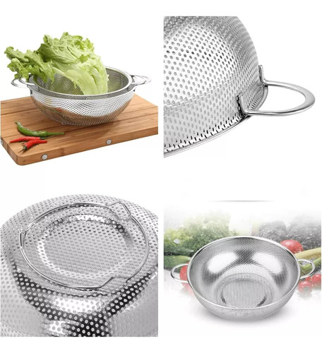- Para Juego De 3 Coladores Y Escurridores De Alimentos De