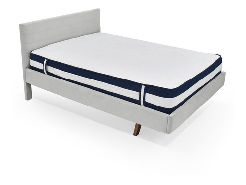 Cama Louise Doble Con Colchon Viena Doble