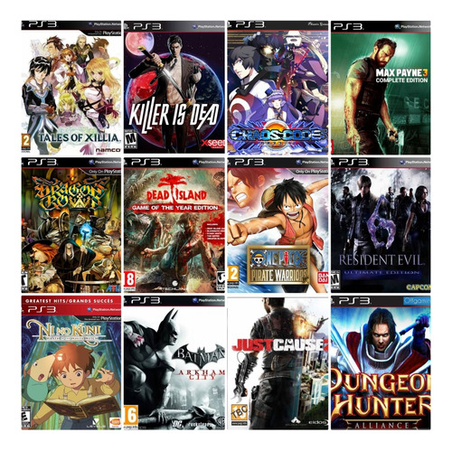 One Piece + Resident Evil 6 Ultimate Pack 12 Juegos Ps3 