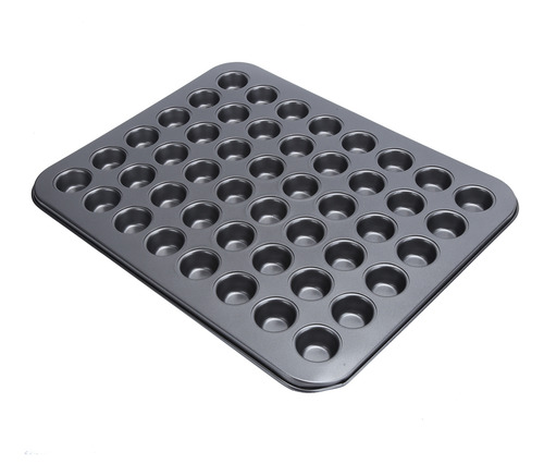 Mini Bandeja Redonda Antiadherente Para Magdalenas, 48 Tazas