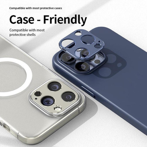Protector De Bisel De Cámara Metálico Para iPhone 16 Pro Max