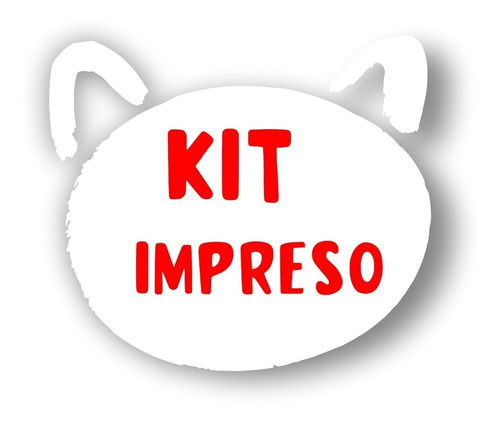 Red  Kit Impreso Para 20 Niños Personalizado