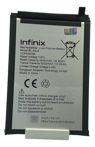 Bateria Mod:bl-49jx  Para Infinix Hot 30 X6831 Original