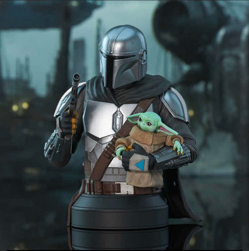 Mini-bust Mandalorian & Grogu Star Wars Diamond Select Toys