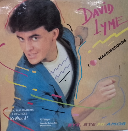 Disco Lp - David Lyme / Bye, Bye Mi Amor. Maxi Single(1988)