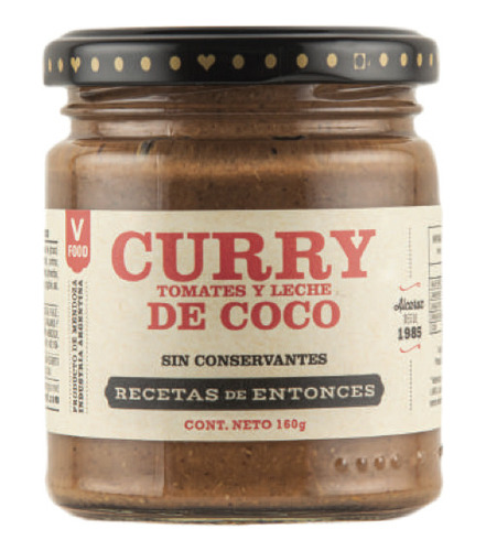 Pack X2 Curry De Tomate Y Leche De Coco X 160g