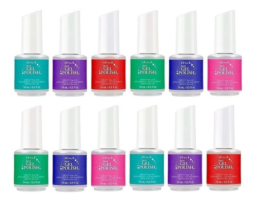 12 Esmaltes Semipermanentes Uñas Profesional Just Gel Ibd