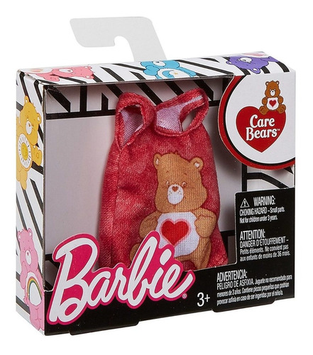Fashion Boneca Barbie Ursinhos Carinhosos Care Bears Blusa