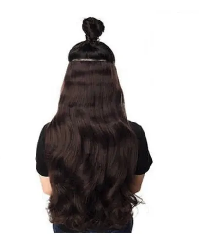 comprar Cabelo Humano Liso Ondulado No Tic Tac 60cm 150g 1 Tela