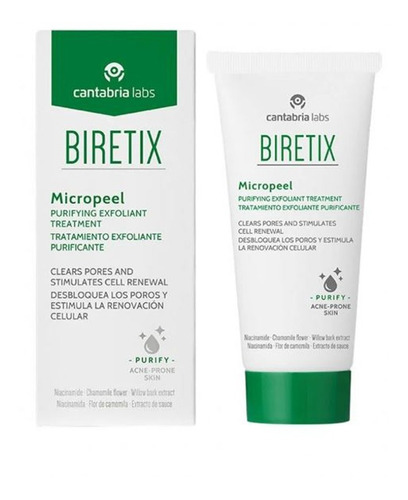 Biretix Micropeel Tratamiento Exfoliante Purificante