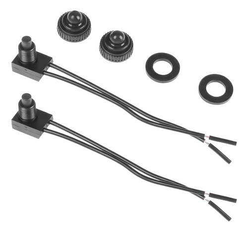 Interruptor Impermeable 12v Spst Paquete De 2 Con Cables 4.7