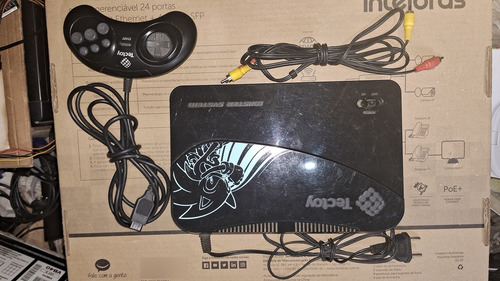 Lote 2 Consoles Master System E Xplay Dmx 3600 Funcionando Promoção Preto (Usado)