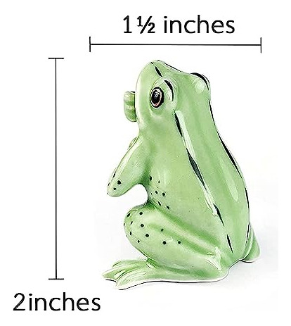 Soporte De Incienso Rana Verde 2 Alto, Quemador Cerámica Mul