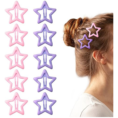 Jagosen 10pcs Star Hair Clips Y2k Hair Accesorios 46fkd