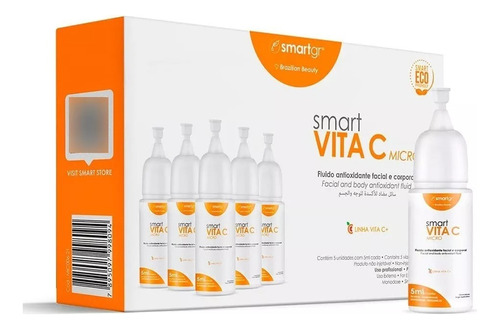Smart Vita C Antioxidante Cutâneo - Cx 5 Monodoses 5ml  
